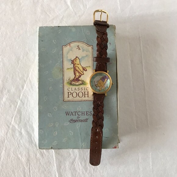 Rare Ingersoll Classic Winnie the Pooh Watch Oh Bother Disney with Original Box - Picture 2 of 9